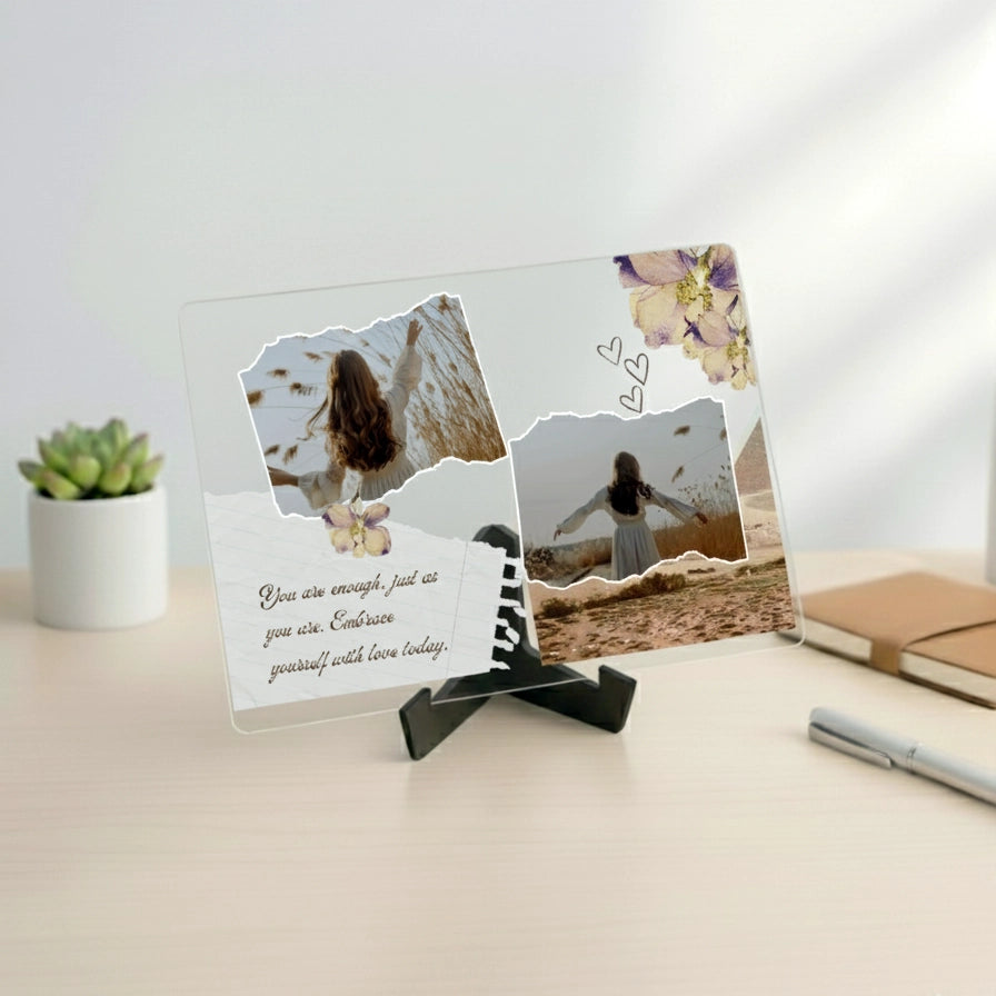 Torn Memories Acrylic Photo Frame
