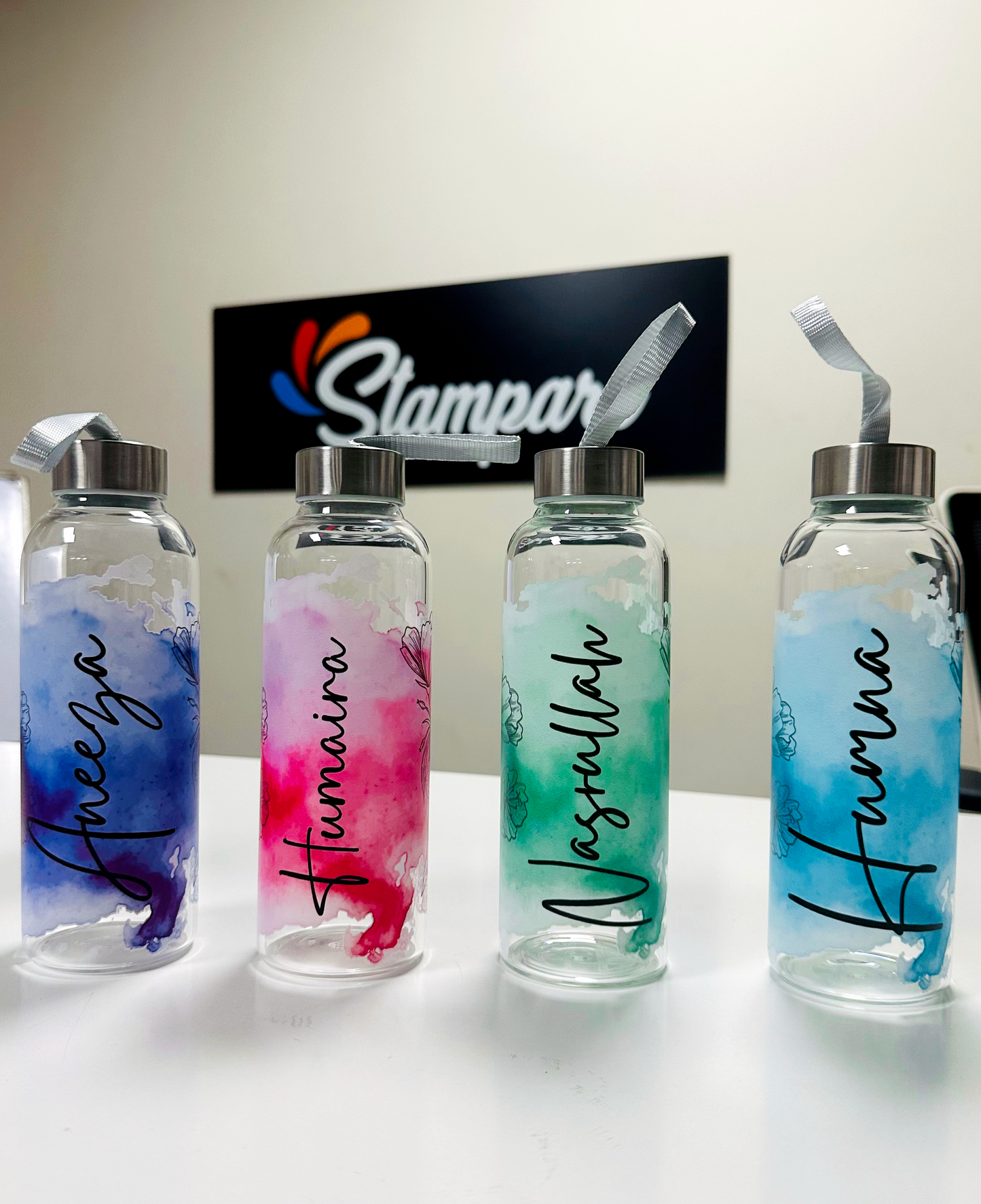 Pruple Glass Bottle