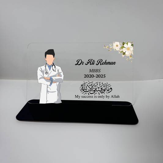 Doctor Goals – Graduation Frame for Him