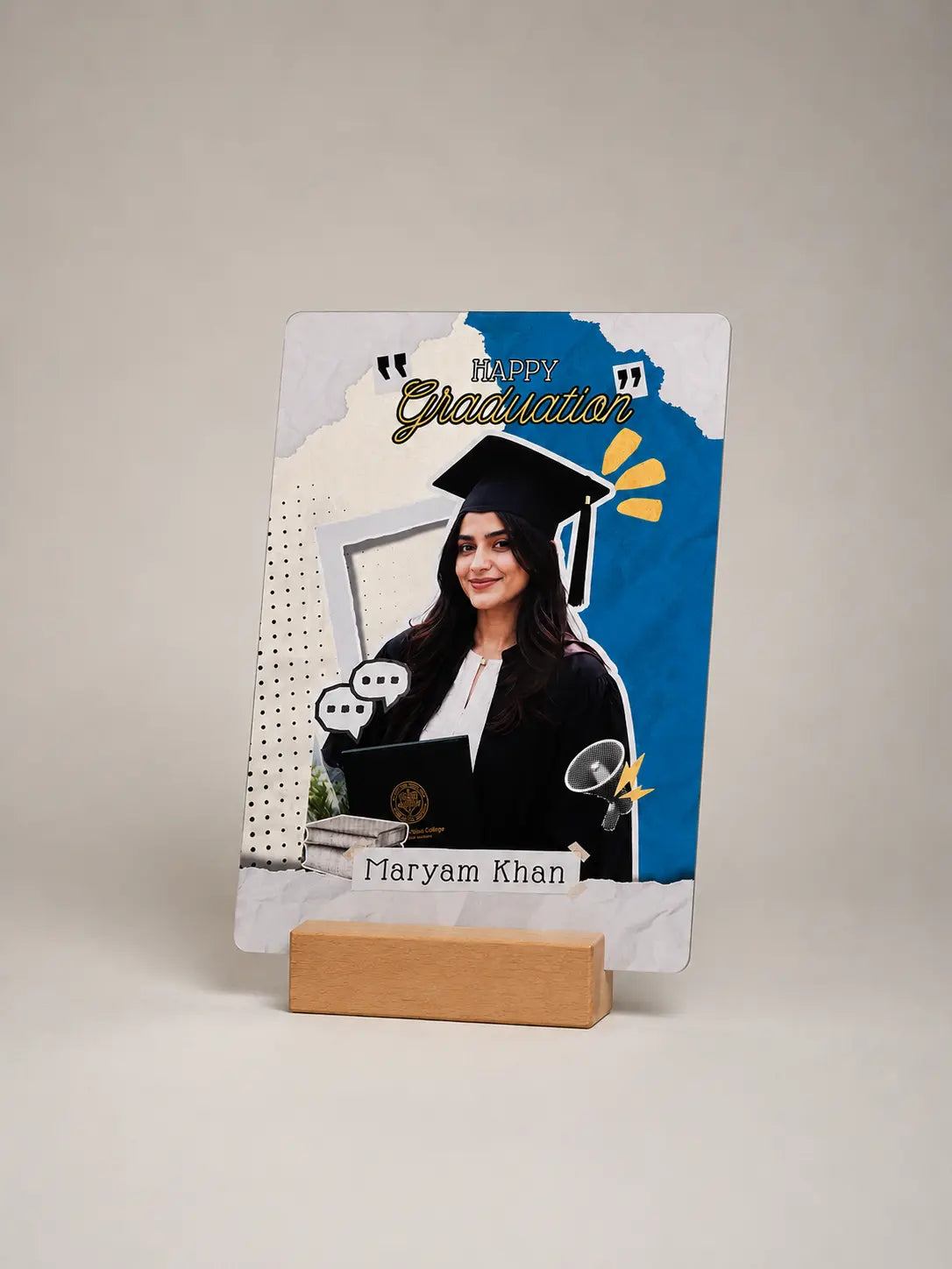 Scrapbook Star – Personalized Graduation Acrylic Plaque
