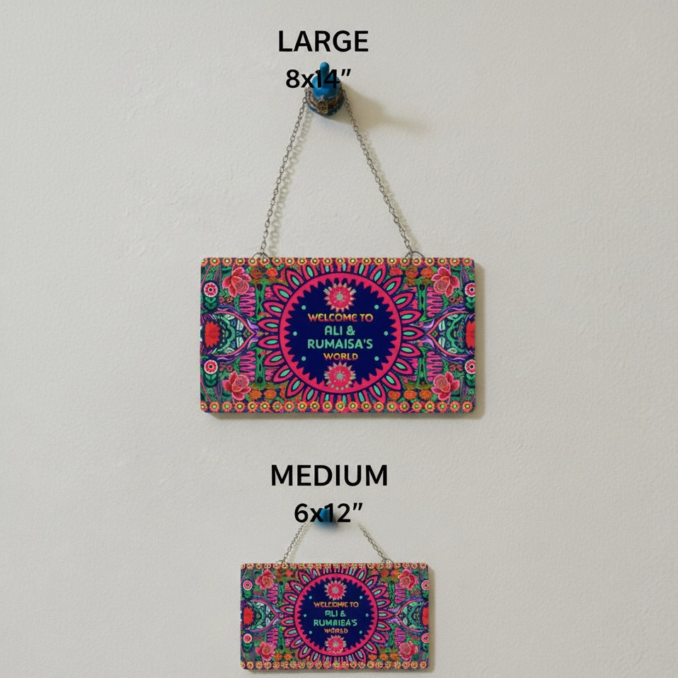 Floral Truck Art Wall Plate