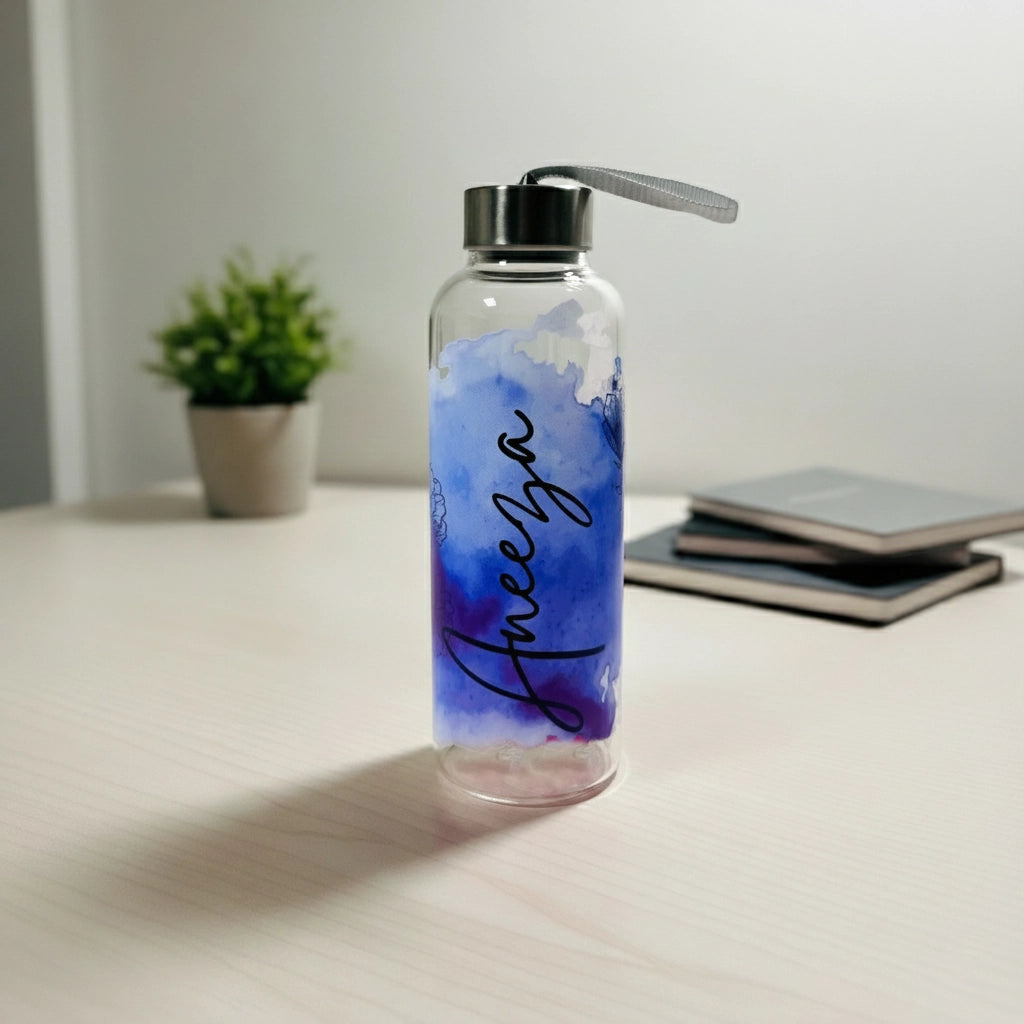 Pruple Glass Bottle