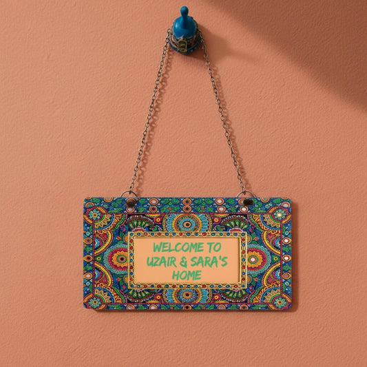 Peacock Pride Nameplate