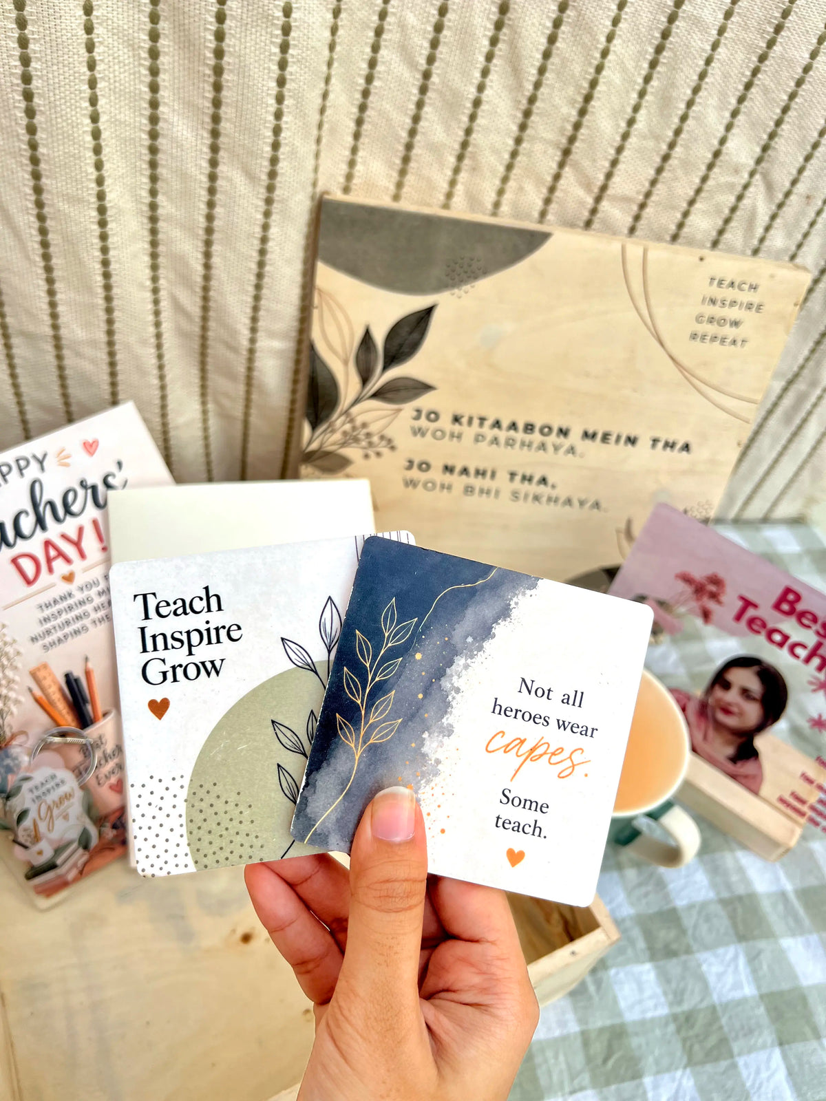 Teacher's Day Premium Wooden Gift Box