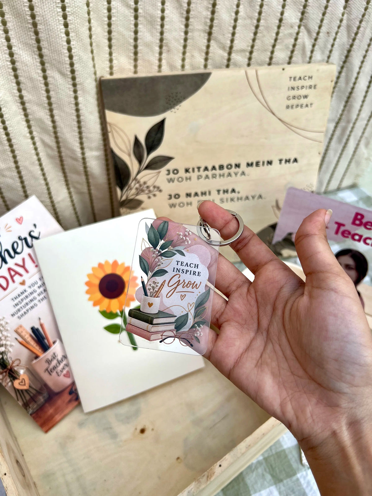 Teacher's Day Premium Wooden Gift Box