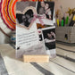 Happy Birthday Heart Collage Personalized Acrylic Frame