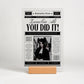 Graduation News – Vintage Newspaper Acrylic Plaque