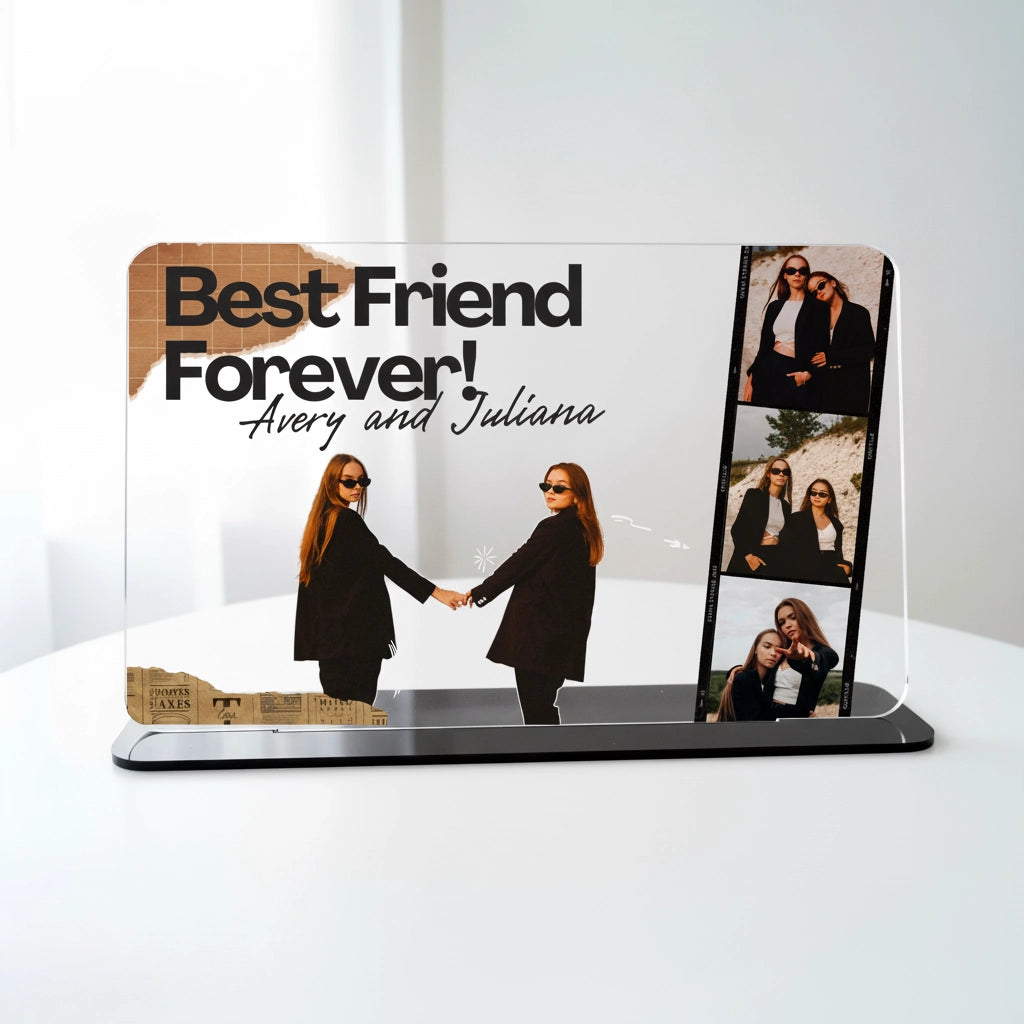 Best Friend cutout frame